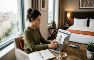 Booking hotels online